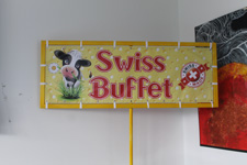 Banderole pour le buffet Suisse